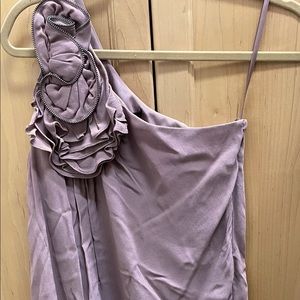 one-shoulder BCBG balloon mini dress size 0